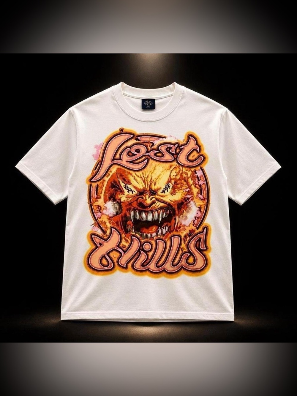 Lost Hills White Graphic Tee - Size L - NWT